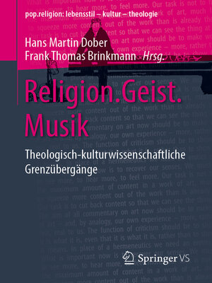 cover image of Religion.Geist.Musik
